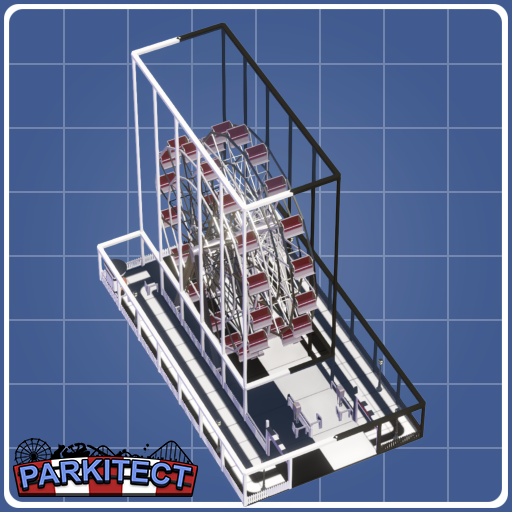 Ferris Wheel Duo (Glass Covered)