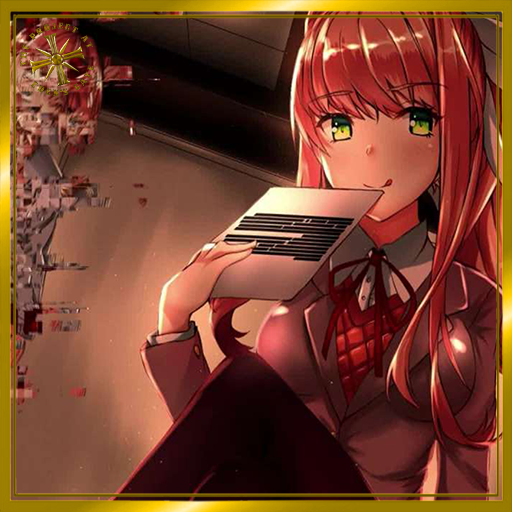 DDLC Monika Main Menu and Loading Screen