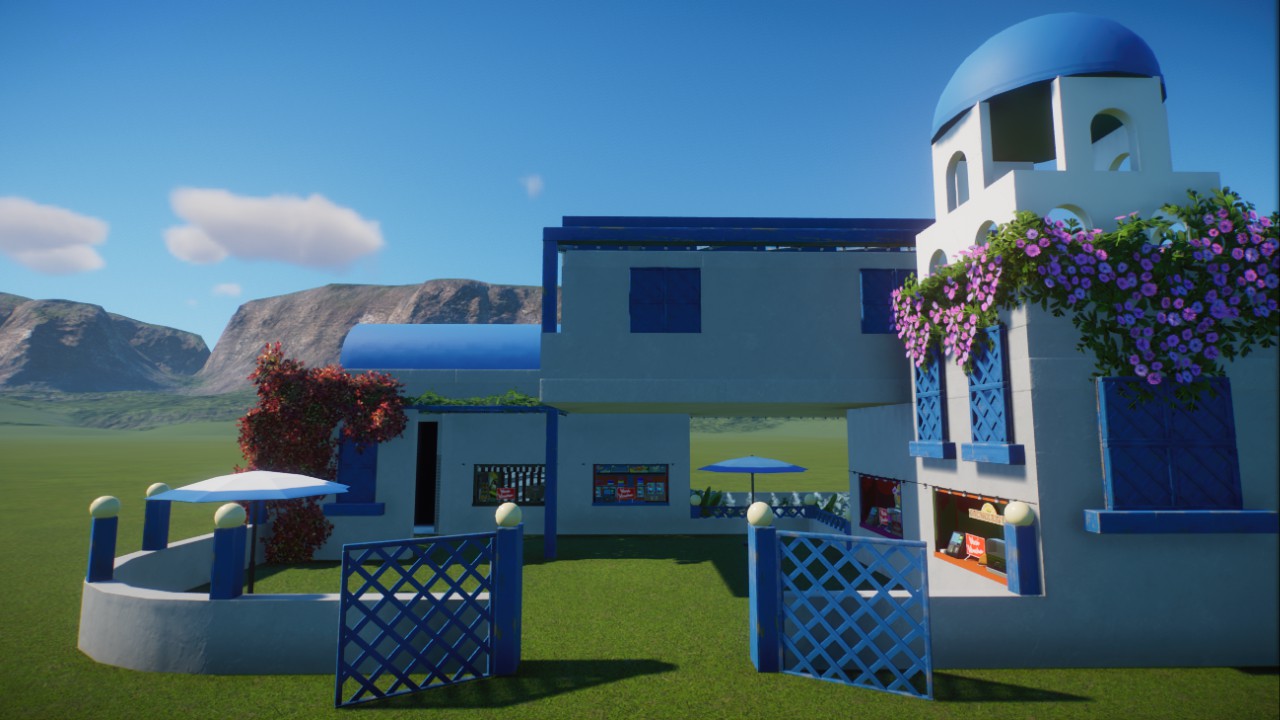 Santorini shops and facilities