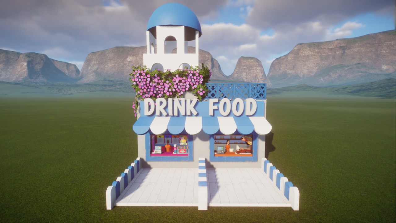 Santorini shops and facilities