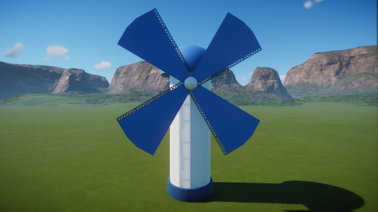 Santorini building:windmill