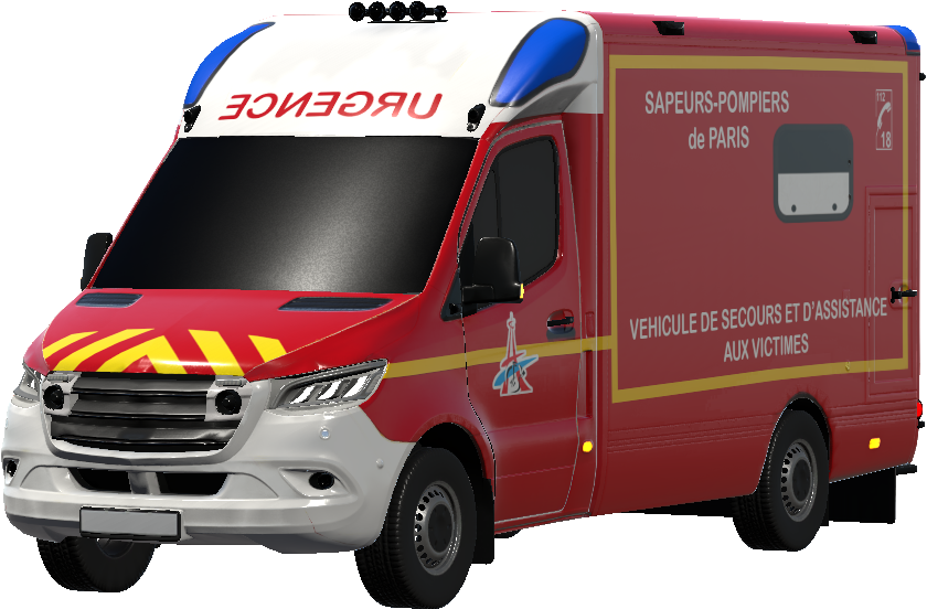 Sapeurs-Pompiers de Paris Ambulance France