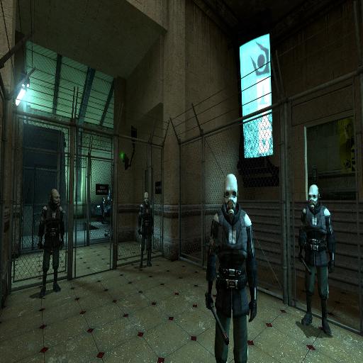 Half Life 2 Combine props preview