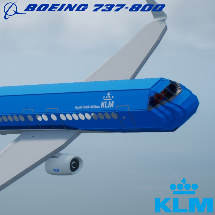 Softbody AIR LINER 737-800 KLM
