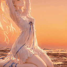 卡提希婭·海边夕阳 preview