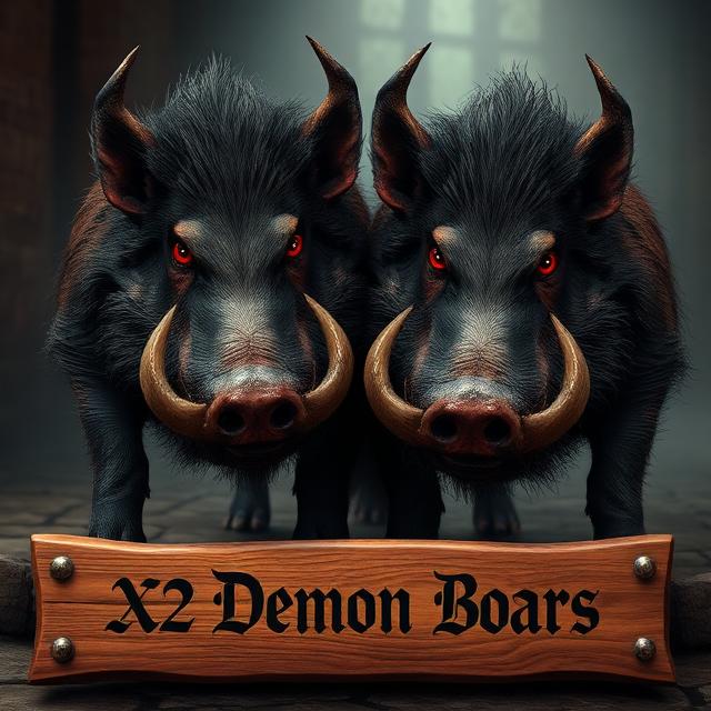 Demon Boar Spawns X2