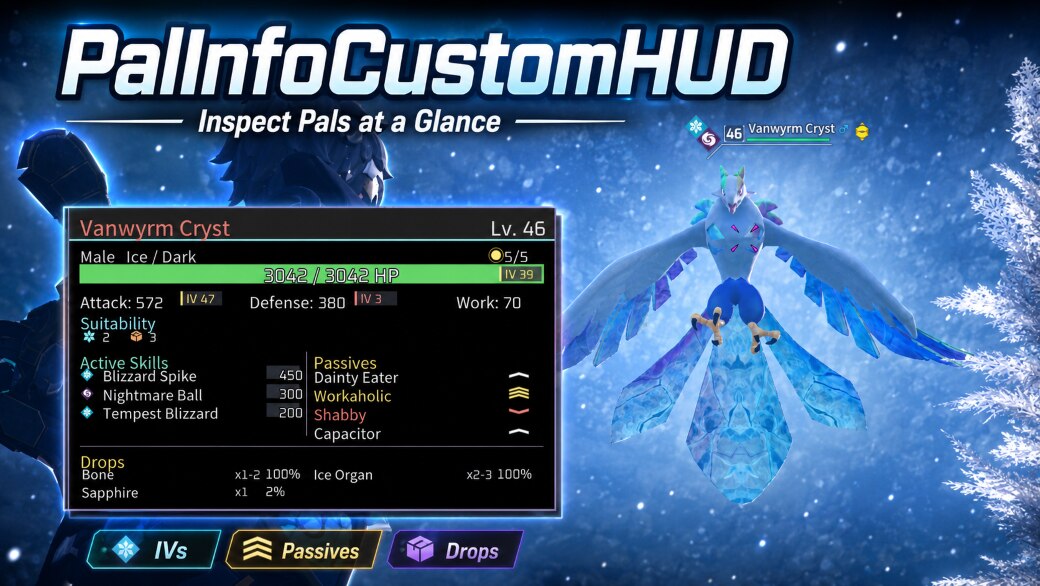 Pal Info Simple HUD