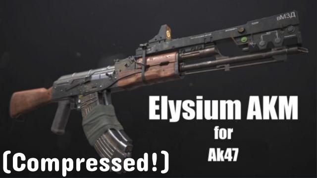 Elysium Matt Damon's AKM [ak47] (Compressed Edition)