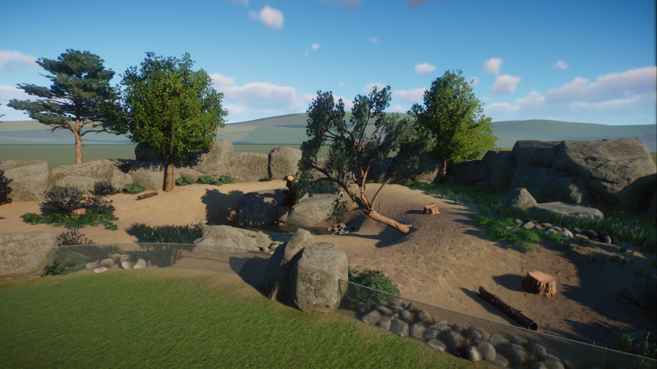 Realistic Meerkat Enclosure