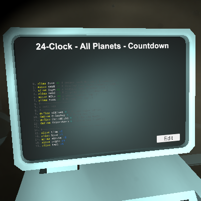24-Clock - All Planets - Countdown