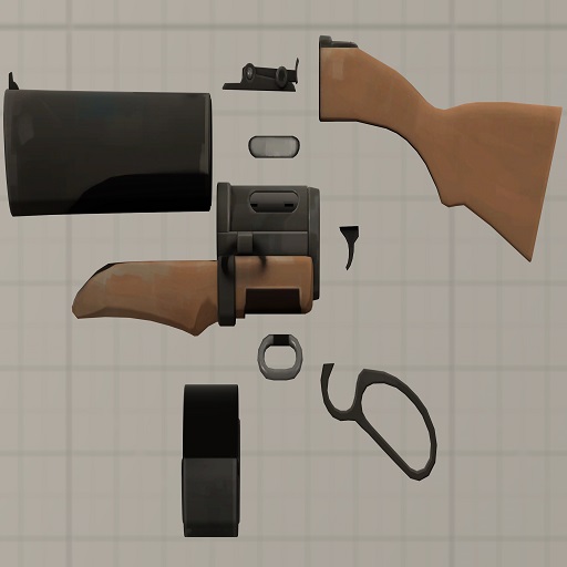 Team Fortress 2 Enhanced Silencer (Prop)