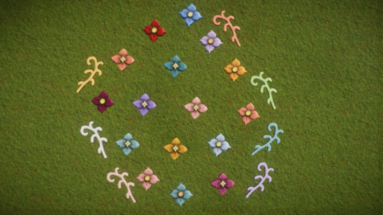 The Rainbow Flowers-BuildersPack