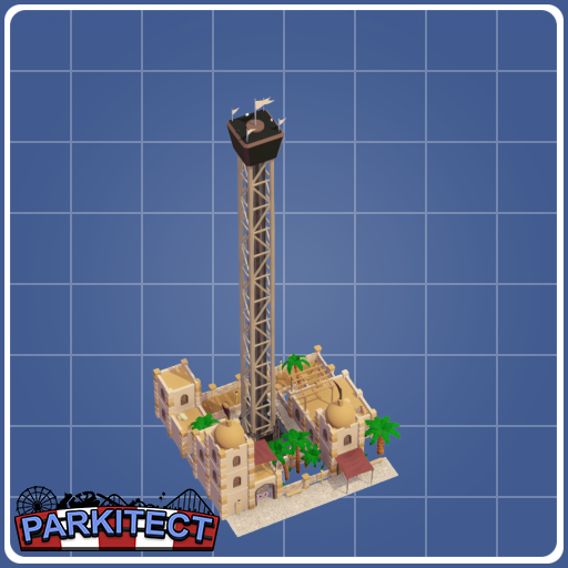 Arabian Nights Launched Drop Tower