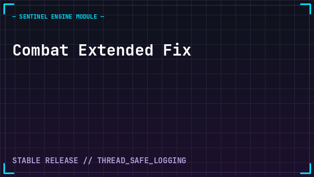 Combat Extended Fix