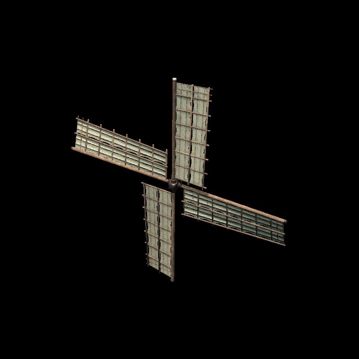 Windmill wing 01 (animated)