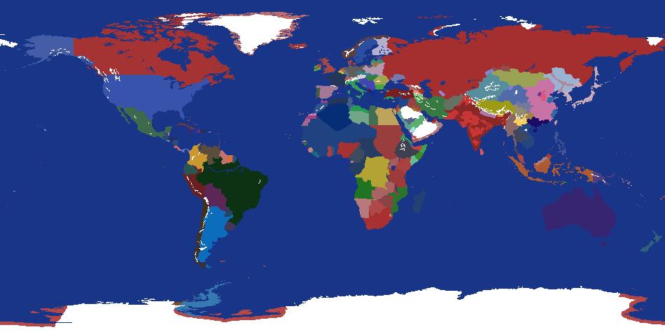 HD World Map - 1921