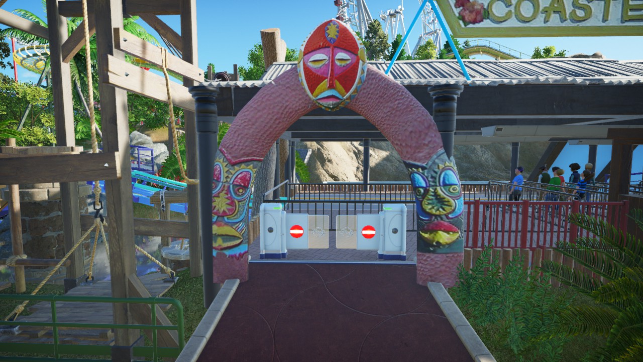 Adventure Entrance arch left