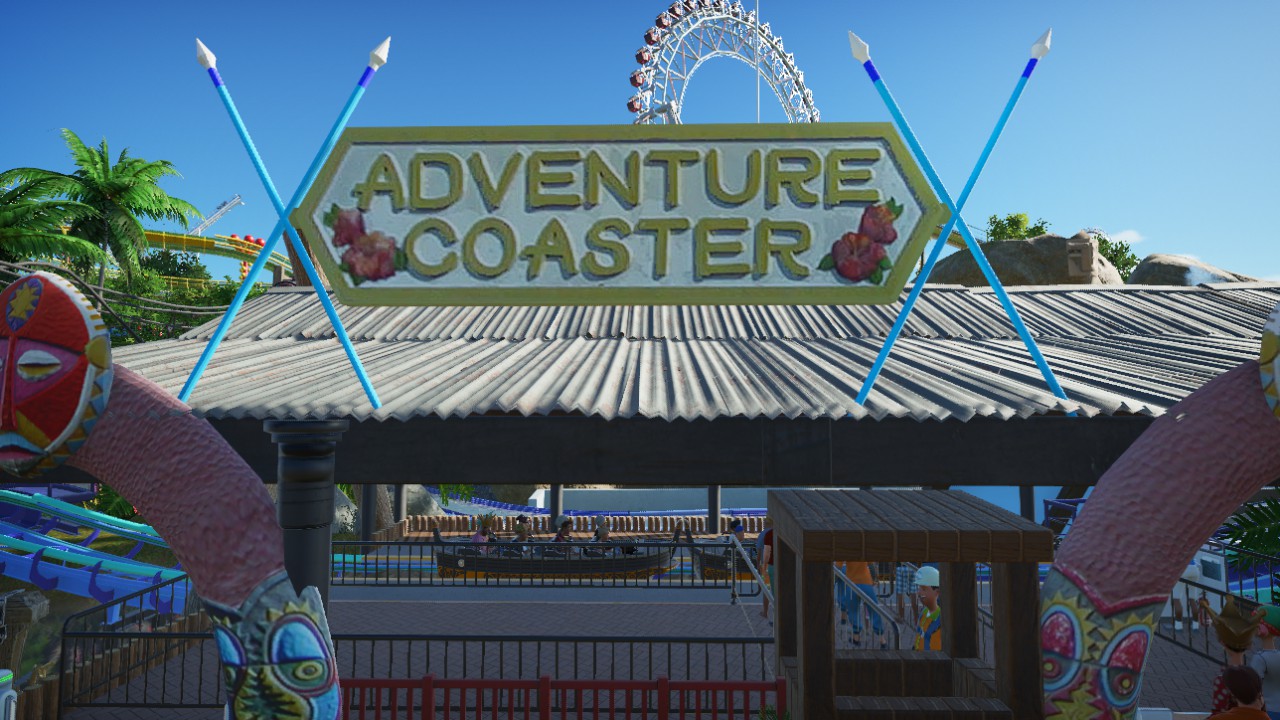 Adventure signboard