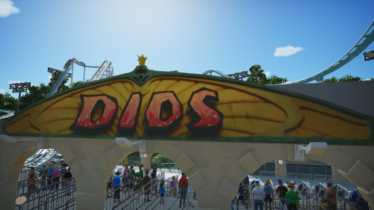Dios main sign board Right