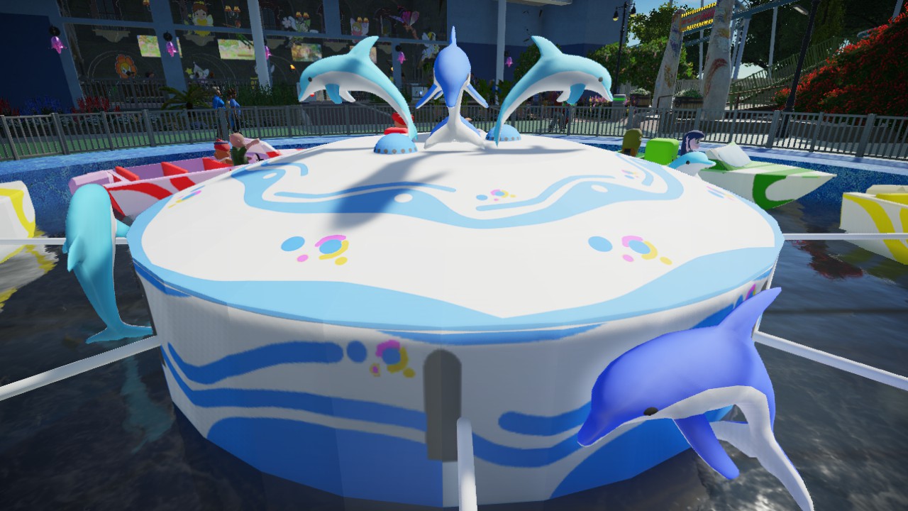 Rotating boat Turntable upper side