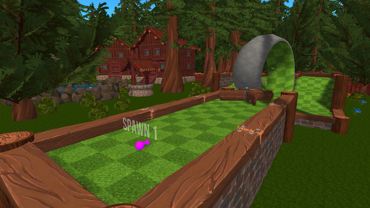 Chill Golf in the forest