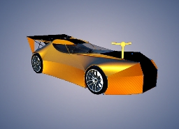 long race car