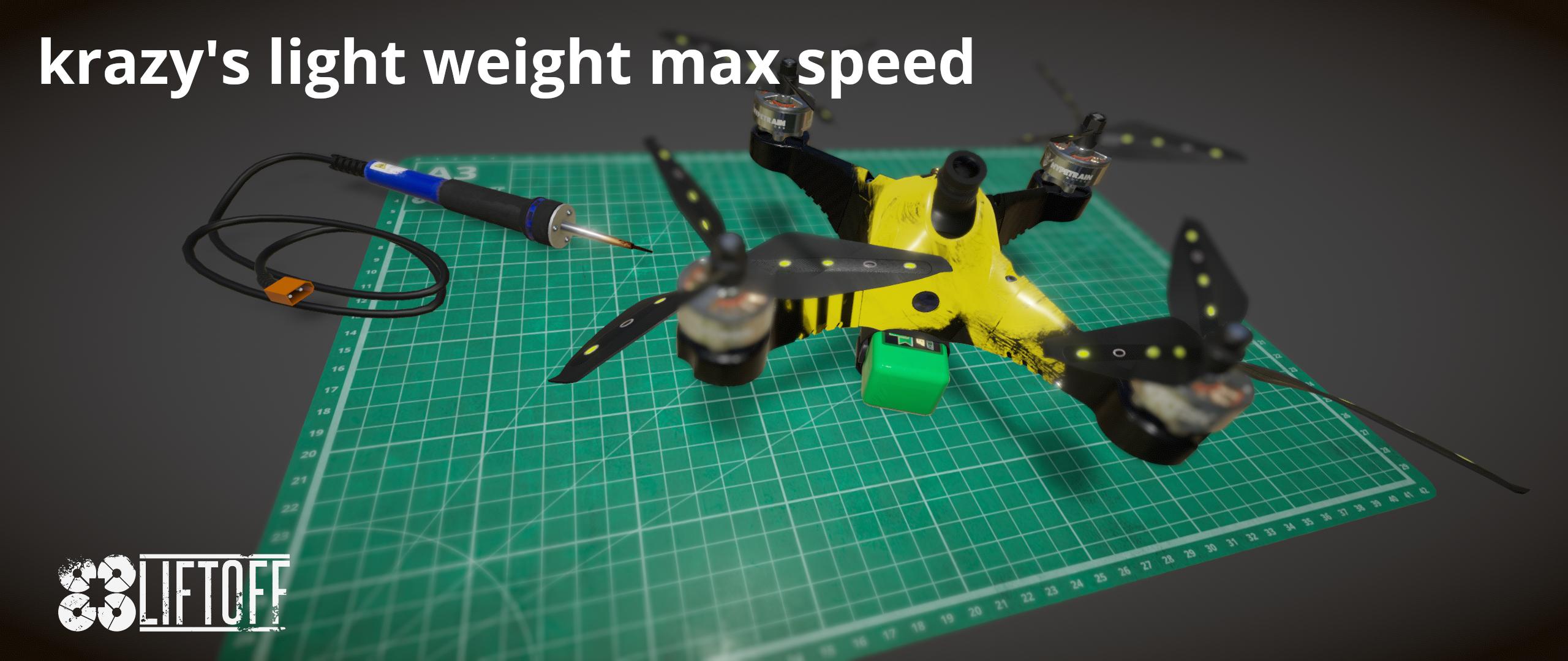 krazy's light weight max speed
