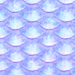 1x1 Lavender Fish Scale Accent Slider Square