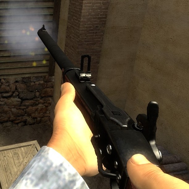 Smith Carbine Skin | Black Metal & Desat Wood (Brass Bullet)