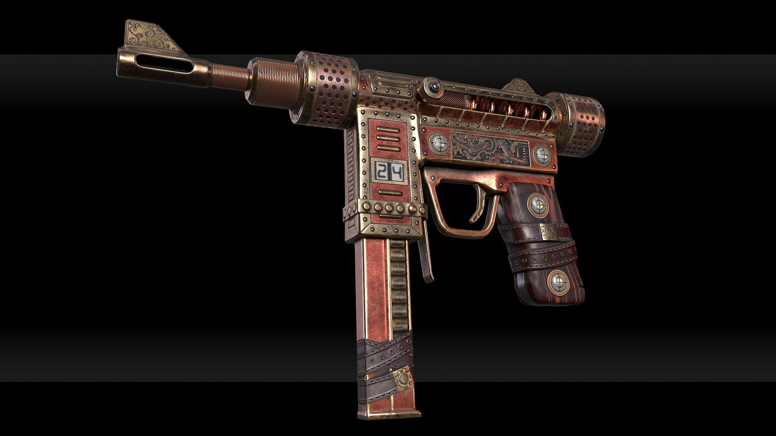 Steampunk SMG