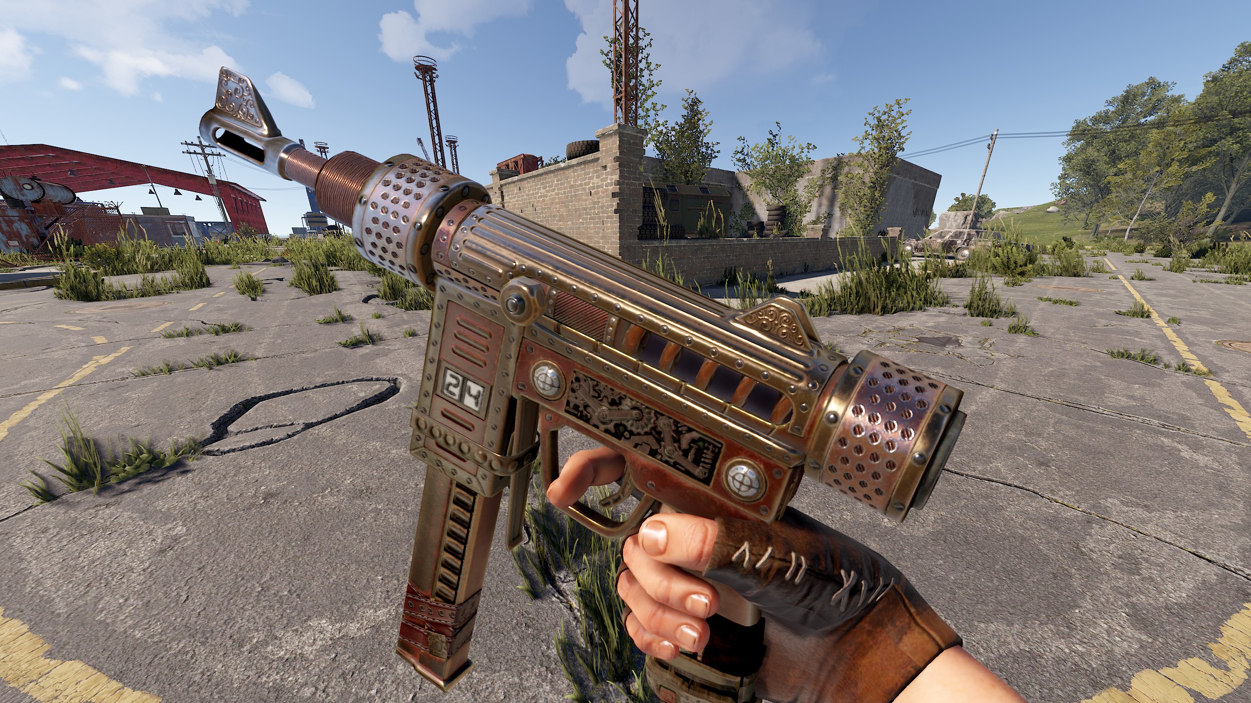 Steampunk SMG