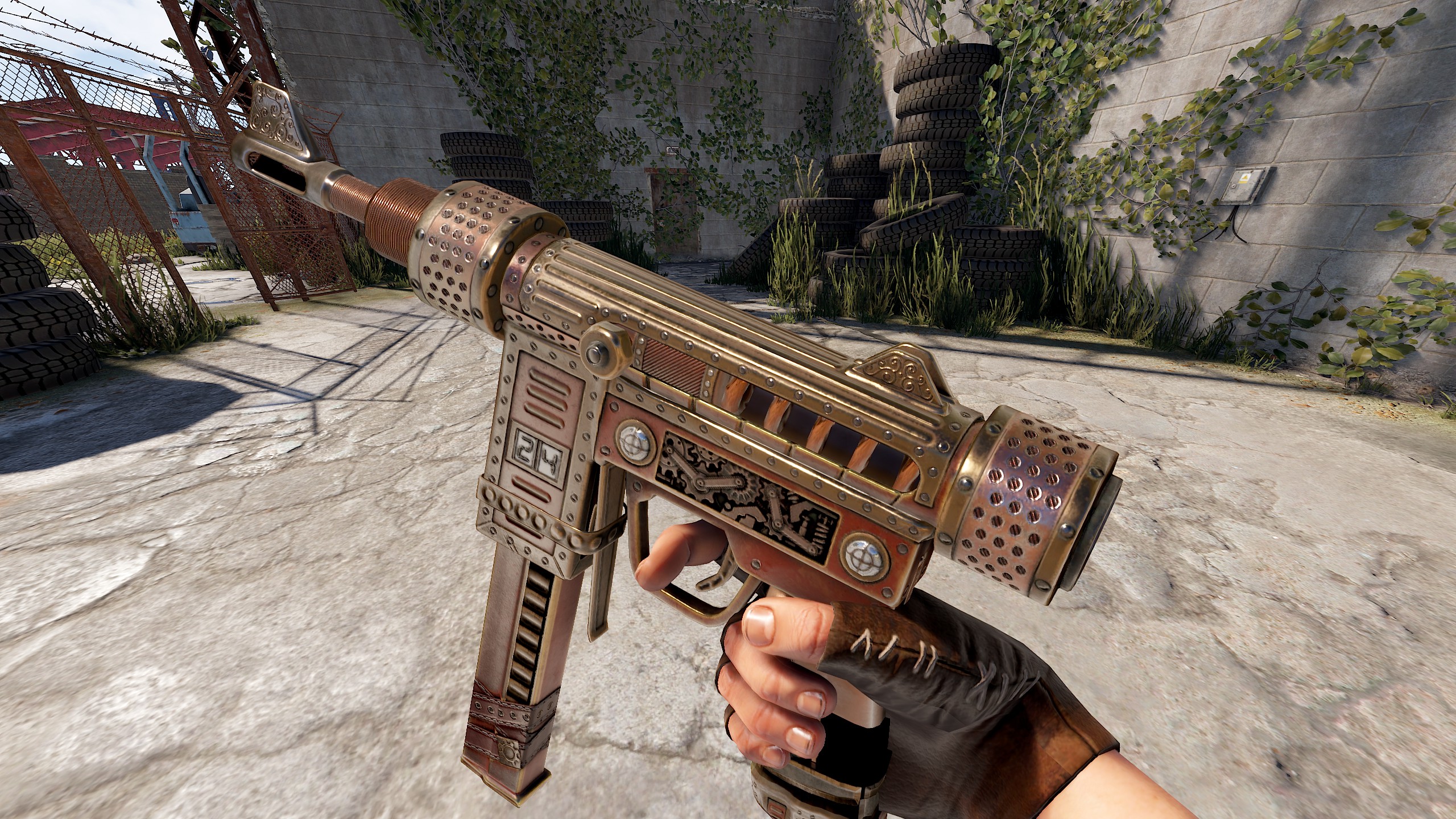 Steampunk SMG