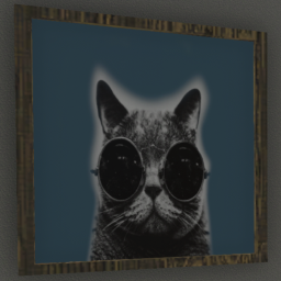 Framed Cool Cat Print
