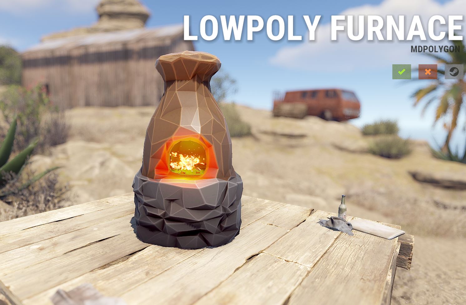Lowpoly Furnace
