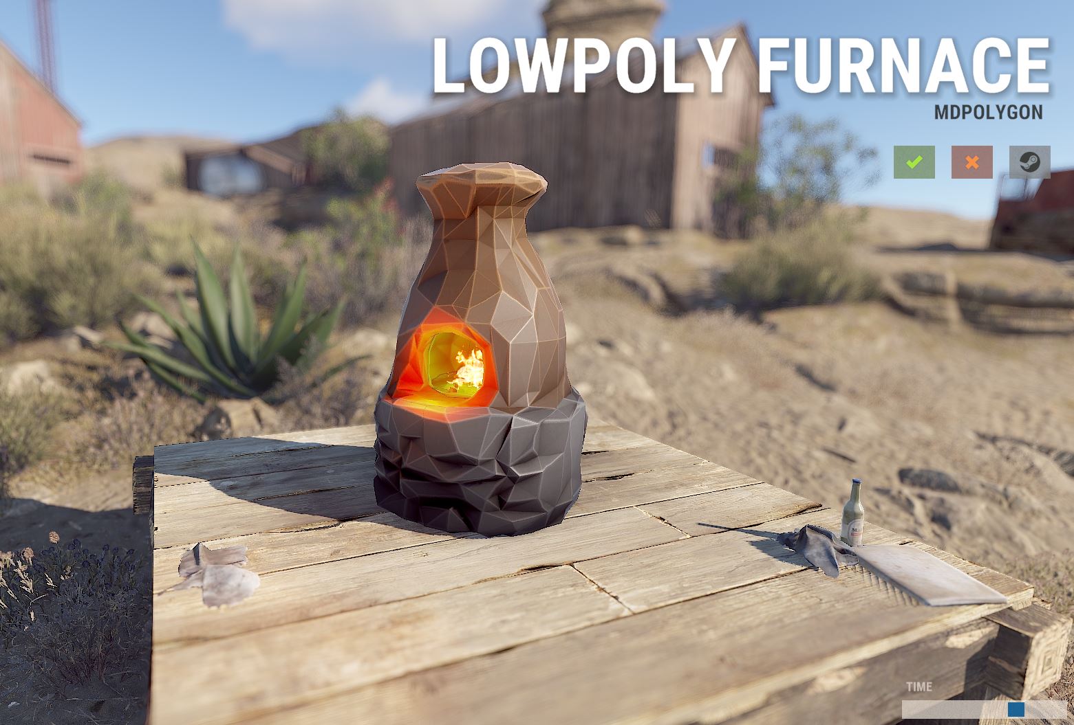 Lowpoly Furnace