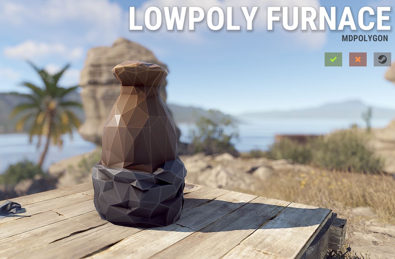 Lowpoly Furnace