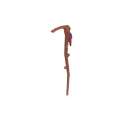 Natural walking cane