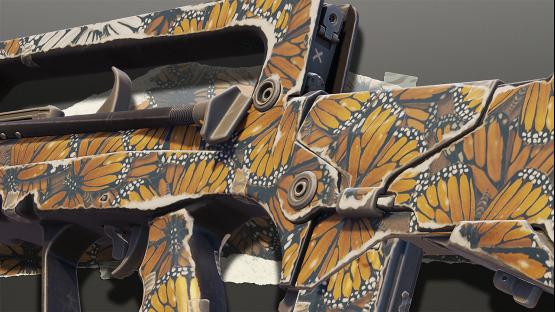 FAMAS | Paper Collage (Monarch)