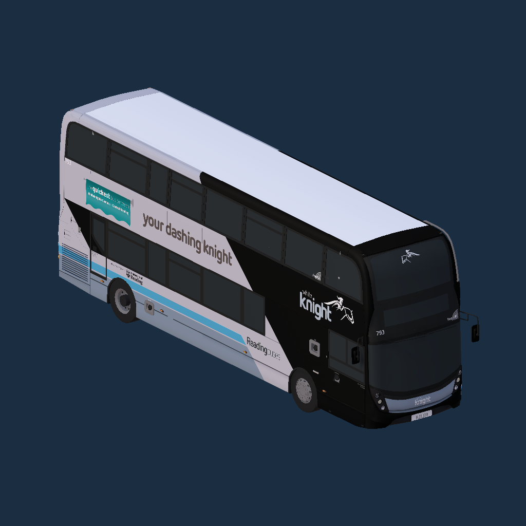 Reading Buses White Knight Enviro 400 MMC 793