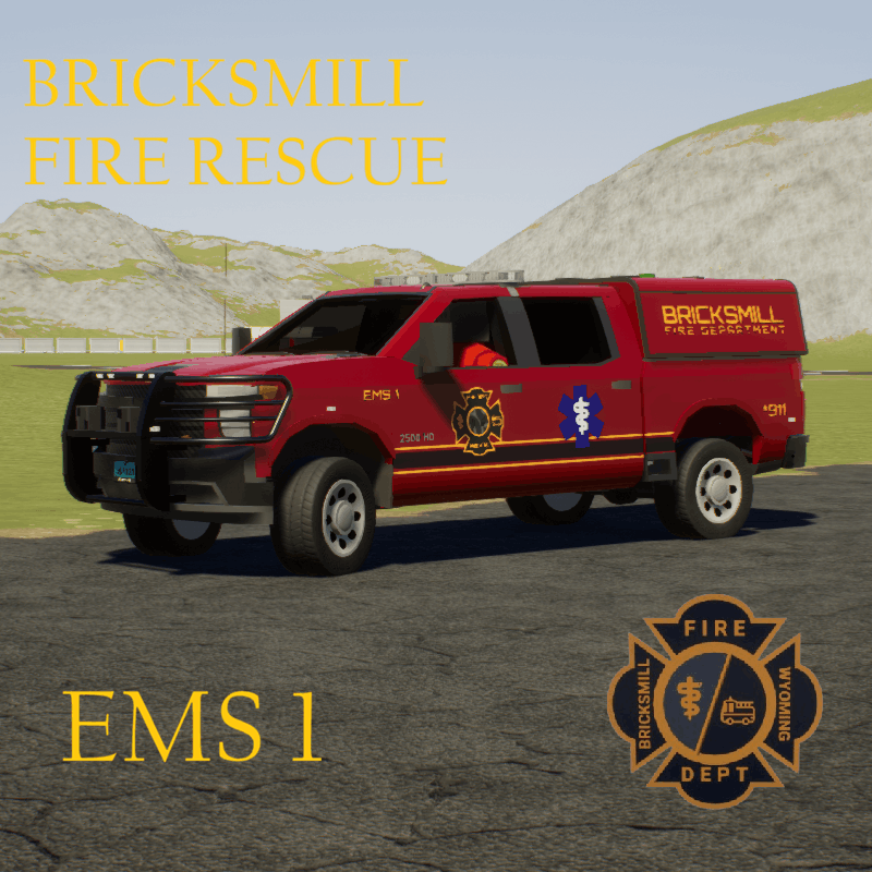 BMFD 2024 Chevrolet Silverado 2500HD | Bricksmill Fire Department | EMS 1 | 