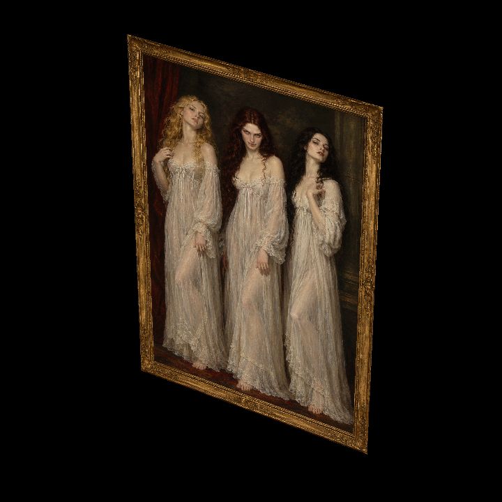 Painting, The Brides of Dracula {2D}