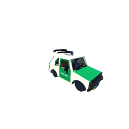 VW Golf 1 Polizei KURZ (Lowbrick) Zug