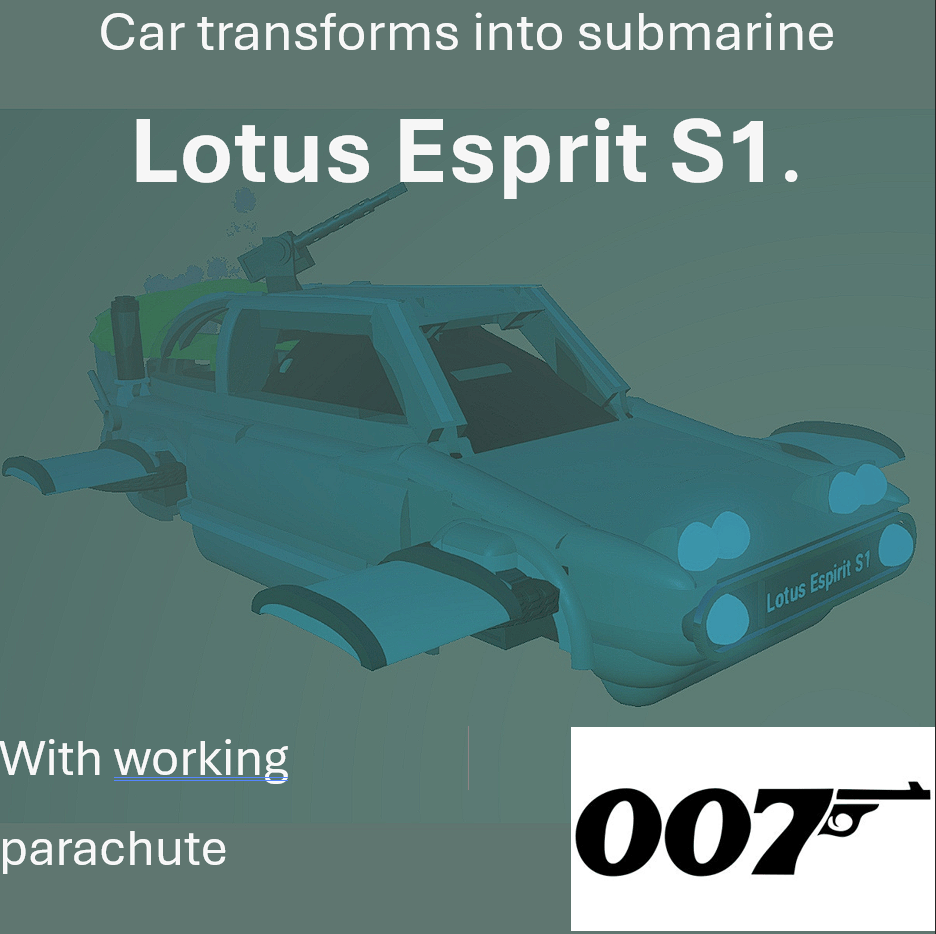 Car transforms into submarine