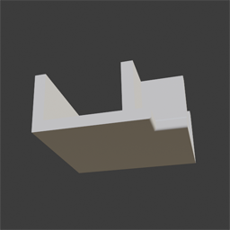 25 cm ceiling profile inner edge without spot cutout
