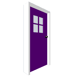 Classic Door - Violet