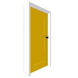 Elegant Door - Yellow