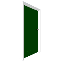 Elegant Door - Green