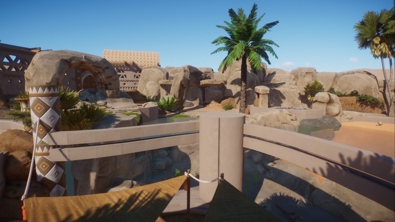 Realistic African Penguin Habitat by Rudi