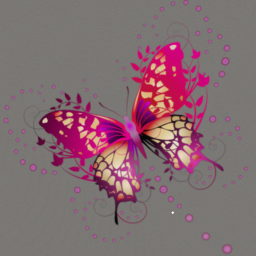 Alluring Butterfly Wall Cutout (Small)