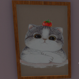 Kitten Chonker Framed